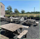 Our south-facing Sitooterie (aka Beer Garden)